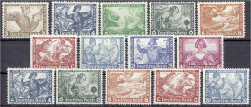 Briefmarken
Deutschland
Deutsches Reich
3 Pf. - 40 Pf. Wagner 1933, kompletter Satz in ungebrauchter/postfr. Erhaltung, Mi-Nr. 505 A und 507 A je m...
