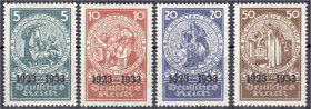 Briefmarken
Deutschland
Deutsches Reich
5 Pf. - 50 Pf. Deutsche Nothilfe 1933, kompletter Satz mit Marken aus Block 2 , postfrische Erhaltung, jede...