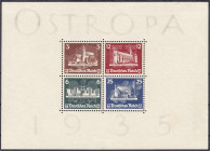 Briefmarken
Deutschland
Deutsches Reich
Ostropa-Block 1935, ungebraucht, gute Gesamterhaltung. Mi. 1.300,-€. (*) Michel Block 3.