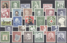 Briefmarken
Deutschland
Bundesrepublik Deutschland
Jahrgang 1952 und 1953, komplett in postfrischer Erhaltung. Mi. 680,-€. ** Michel 148-176.