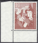 Briefmarken
Deutschland
Bundesrepublik Deutschland
20+3 Pf. Bundesjugendplan 1952, postfrische Luxuserhaltung, linke untere Bogenecke mit Plattenfe...