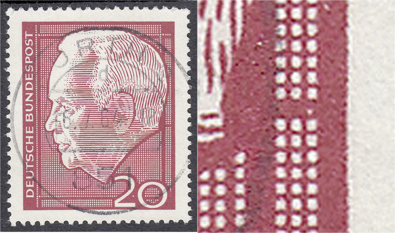 Briefmarken
Deutschland
Bundesrepublik Deutschland
20 Pf. Heinrich Lübke 1964...