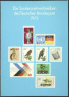 Briefmarken
Deutschland
Bundesrepublik Deutschland
Jahrbuch 1973, postfrisch, geprüft Schlegel BPP. Mi. 1.700,-€. ** Michel Jahrbuch 1973.