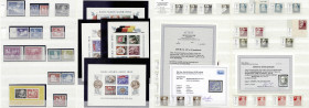 Briefmarken
Lots und Sammlungen
Deutschland (alphabetisch)
DDR 1949-1990 */**/gest.: Spezialsammlung in 6 Alben mit vielen bereits geprüften Ausgab...