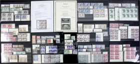 Briefmarken
Lots und Sammlungen
Deutschland (alphabetisch)
Deutsches Reich - Plattenfehler 1933-1945 **: Schöner Posten auf Steckkarten mit bereits...