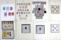 Briefmarken
Lots und Sammlungen
Deutschland (alphabetisch)
Lokalausgaben + Sowjetische Zone 194-1949 **/gest./Briefe: Interessante Sammlung mit zah...