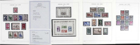 Briefmarken
Lots und Sammlungen
Deutschland (alphabetisch)
Saarland 1947-1959 **: komplette postfrische Qualitätssammlung auf Schaubek-Blättern, in...