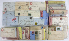 Briefmarken
Briefe
Lots und Sammlungen Deutschland (alphabetisch)
Altdeutschland-Hannover: Konvolut mit ca. 110 Briefen und div. besseren Frankatur...