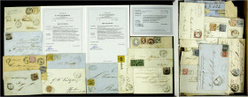 Briefmarken
Briefe
Lots und Sammlungen Deutschland (alphabetisch)
Altdeutschland: Insgesamt über 300 Belege mit teils seltenen Frankaturen wie Brau...