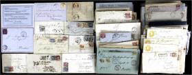 Briefmarken
Briefe
Lots und Sammlungen Deutschland (alphabetisch)
Altdeutschland: Schachtel mit über 150 Belegen, dabei guter Teil Bayern mit u.a. ...