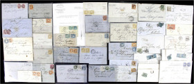 Briefmarken
Briefe
Lots und Sammlungen Allgemein
Alle Welt: Spannender Posten mit ca. 350 Belegen mit Schwerpunkt Alteuropa, dabei seltene Altitali...