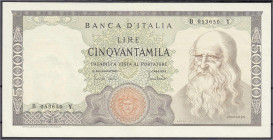 Banknoten
Ausland
Italien
50000 Lire 19.7.1970. II, selten. Pick 99b.