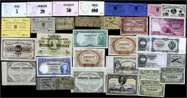 Banknoten
Ausland
Lettland
Tolle Sammlung von 34 nur besseren und seltenen Scheinen ab 1860. Dabei Stadtgeld Pernau, Riga, Mitauische Stadtverwaltu...