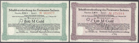 Banknoten
Die deutschen Banknoten ab 1871 nach Rosenberg
Deutsches Reich, 1871-1945
Sachsen: Sächsische Staatsschuldenverwaltung, 2 Schuldverschrei...