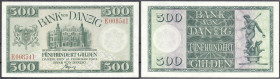 Banknoten
Die deutschen Banknoten ab 1871 nach Rosenberg
Deutsches Reich, 1871-1945
500 Gulden Danziger Banknote 10.2.1924. Zeughaus und Danziger W...
