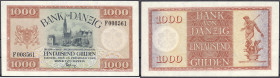 Banknoten
Die deutschen Banknoten ab 1871 nach Rosenberg
Deutsches Reich, 1871-1945
1000 Gulden Danziger Banknote 10.2.1924. Langer Markt, Rathaus ...