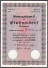 Banknoten
Die deutschen Banknoten ab 1871 nach Rosenberg
Deutsches Reich, 1871-1945
Steuerschein zu 100 Reichsmark 24.3.1939. Einlösbar ab Oktober ...