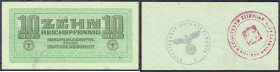 Banknoten
Die deutschen Banknoten ab 1871 nach Rosenberg
Deutsches Reich, 1871-1945
Behelfszahlungsmittel der Deutschen Wehrmacht zu 10 Reichspfenn...