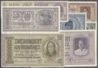 Banknoten
Die deutschen Banknoten ab 1871 nach Rosenberg
Deutsches Reich, 1871-1945
8 Scheine der Zentralnotenbank Ukraine 1942. 1, 5, 10, 20, 50, ...
