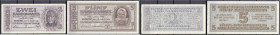 Banknoten
Die deutschen Banknoten ab 1871 nach Rosenberg
Deutsches Reich, 1871-1945
Ukraine: 2 und 5 Karbowanez 10.3.1942. Junge mit Pelzmütze, Ser...
