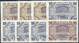 Banknoten
Die deutschen Banknoten ab 1871 nach Rosenberg
Deutschland unter alliierter Besatzung, 1945-1948
8 Scheine Rheinland-Pfalz, Landesregieru...