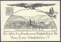 Banknoten
Deutsches Notgeld und KGL
Jena (Sachsen-Weimar-Eisenach)
Verein Jenaer Scharfschützen e.V. 5 Mark o.D. Bausteine, o. Wz. I-, selten. Lind...