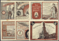Banknoten
Deutsches Notgeld und KGL
Kiel (Schleswig Holstein)
6 Scheine: Jungdeutscher Orden, o.D. 50 und 75 Pf., 1, 1.50, 2 und 3 Mark. Stockfleck...