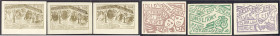 Banknoten
Deutsches Notgeld und KGL
Wilhelmshaven-Rüstringen (Oldenburg)
Lokal-Verband Adler-Theater, 1, 2 und 3 Mark 29.2.1923. 2 Mark kl. Fehlste...