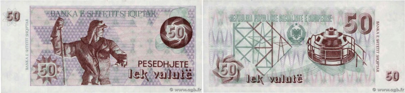 Country : ALBANIA 
Face Value : 50 Lek Valutë  
Date : (1992) 
Period/Province/B...