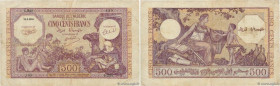 Country : ALGERIA 
Face Value : 500 Francs  
Date : 15 septembre 1944 
Period/Province/Bank : Banque de l'Algérie 
Catalogue reference : P.95 
Additio...