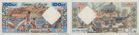 Country : ALGERIA 
Face Value : 100 Nouveaux Francs  
Date : 02 juin 1961 
Period/Province/Bank : Banque de l'Algérie 
Catalogue reference : P.121b 
A...