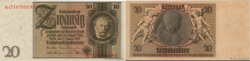 Country : GERMANY 
Face Value : 20 Reichsmark  
Date : 22 janvier 1929 
Period/Province/Bank : Reichsbanknote 
Catalogue reference : P.181b 
Additiona...