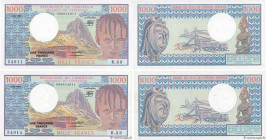 Country : CAMEROON 
Face Value : 1000 Francs Lot 
Date : 01 juin 1984 
Period/Province/Bank : B.E.A.C. 
Department : République du Cameroun 
Catalogue...