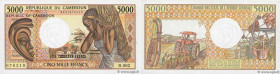 Country : CAMEROON 
Face Value : 5000 Francs  
Date : (1984) 
Period/Province/Bank : B.E.A.C. 
Department : République du Cameroun 
Catalogue referenc...