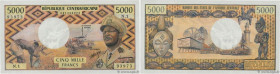 Country : CENTRAL AFRICAN REPUBLIC 
Face Value : 5000 Francs  
Date : (1974) 
Period/Province/Bank : B.E.A.C. 
Department : République Centrafricaine ...