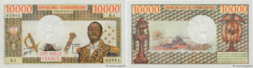 Country : CENTRAL AFRICAN REPUBLIC 
Face Value : 10000 Francs  
Date : (1976) 
Period/Province/Bank : B.E.A.C. 
Department : République Centrafricaine...
