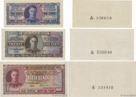 Country : CEYLON 
Face Value : 10, 25 et 50 Cents Lot 
Date : 01 février 1942 
Period/Province/Bank : The Government of Ceylon 
Catalogue reference : ...