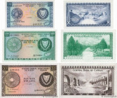 Country : CYPRUS 
Face Value : 250, 500 Mils et 1 Pound Lot 
Date : 1978-1982 
Period/Province/Bank : Central Bank of Cyprus 
Catalogue reference : P....