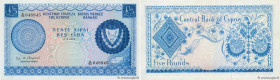 Country : CYPRUS 
Face Value : 5 Pounds  
Date : 01 mai 1973 
Period/Province/Bank : Central Bank of Cyprus 
Catalogue reference : P.44b 
Alphabet - s...
