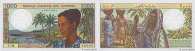 Country : COMOROS 
Face Value : 1000 Francs  
Date : (1976) 
Period/Province/Bank : Institut d'émission des Comores 
Catalogue reference : P.8a 
Alpha...