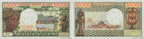 Country : CONGO 
Face Value : 10000 Francs  
Date : (1971) 
Period/Province/Bank : B.E.A.C. 
Department : République Populaire du Congo 
Catalogue ref...