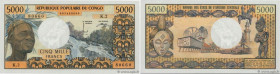 Country : CONGO 
Face Value : 5000 Francs  
Date : (1971) 
Period/Province/Bank : B.E.A.C. 
Department : République Populaire du Congo 
Catalogue refe...