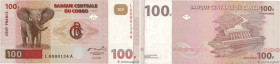 Country : CONGO REPUBLIC 
Face Value : 100 Francs Petit numéro 
Date : 01 novembre 1997 
Period/Province/Bank : Banque Nationale du Congo 
Catalogue r...