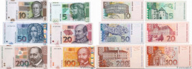 Country : CROATIA 
Face Value : 5 au 200 Kuna Lot 
Date : 2001-2002 
Period/Province/Bank : Hrvatska Narodna Bank 
Catalogue reference : P.37a au P.42...