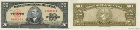 Country : CUBA 
Face Value : 20 Pesos Petit numéro 
Date : 1949 
Period/Province/Bank : Banco Nacional de Cuba 
Catalogue reference : P.80a 
Alphabet ...