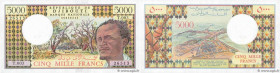 Country : DJIBOUTI 
Face Value : 5000 Francs  
Date : (1979) 
Period/Province/Bank : République - Banque Nationale 
Catalogue reference : P.38d 
Alpha...