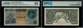 Country : EGYPT 
Face Value : 5 Pounds  
Date : 1951 
Period/Province/Bank : National Bank of Egypt 
Catalogue reference : P.25b 
Alphabet - signature...