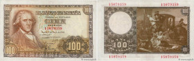 Country : SPAIN 
Face Value : 100 Pesetas  
Date : 02 mai 1948 
Period/Province/Bank : Banco de Espana 
Catalogue reference : P.137a 
Alphabet - signa...