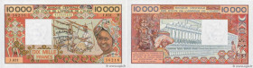 Country : WEST AFRICAN STATES 
Face Value : 10000 Francs  
Date : (1986-1987) 
Period/Province/Bank : B.C.E.A.O. 
Department : Niger 
Catalogue refere...