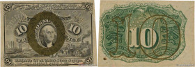 Country : UNITED STATES OF AMERICA 
Face Value : 10 Cents  
Date : 03 mars 1863 
Period/Province/Bank : Fractional Currency 
Catalogue reference : P.1...